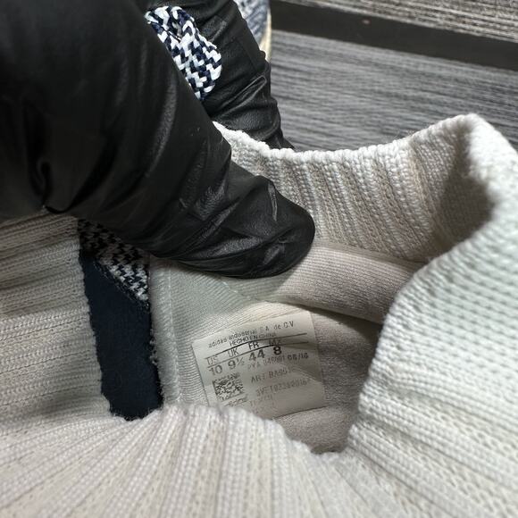 Adidas Ultra Boost Shoes Uncaged Oreo Non Dyed White Blue BA9616 - Men's Size 10 - Picture 11 of 16